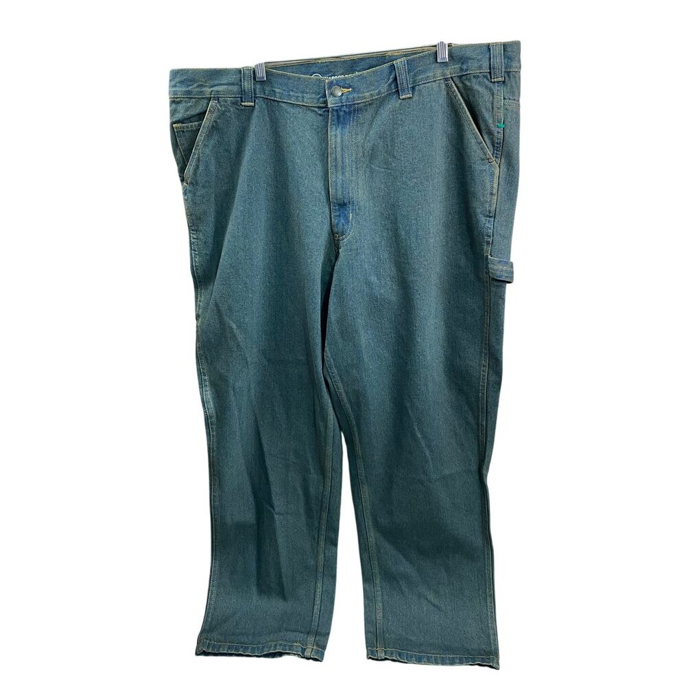 New Harbor Bay Blue Carpenter Jeans Mens Size 44 x 32  Rugged Loose fit  Leg NWT